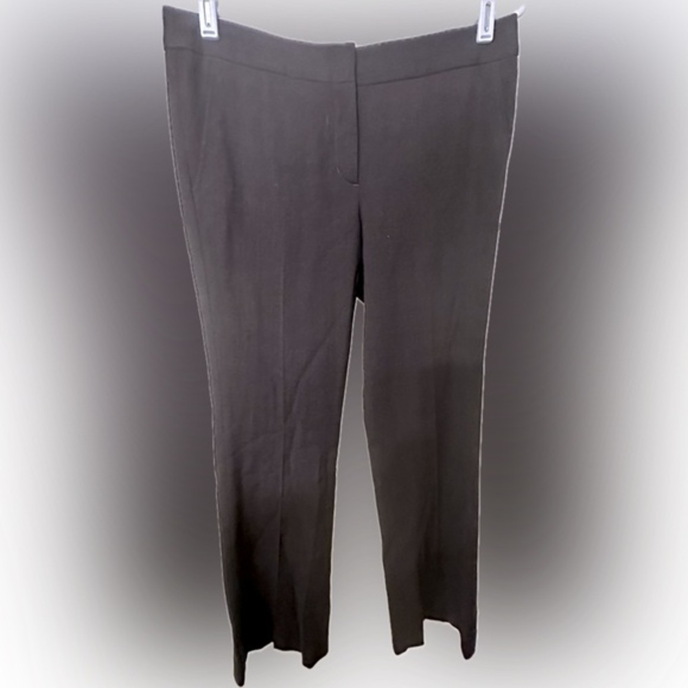 BCBG Maxazria Women’s Brown Wide Leg Wool Pants Size 8 - Picture 3 of 6